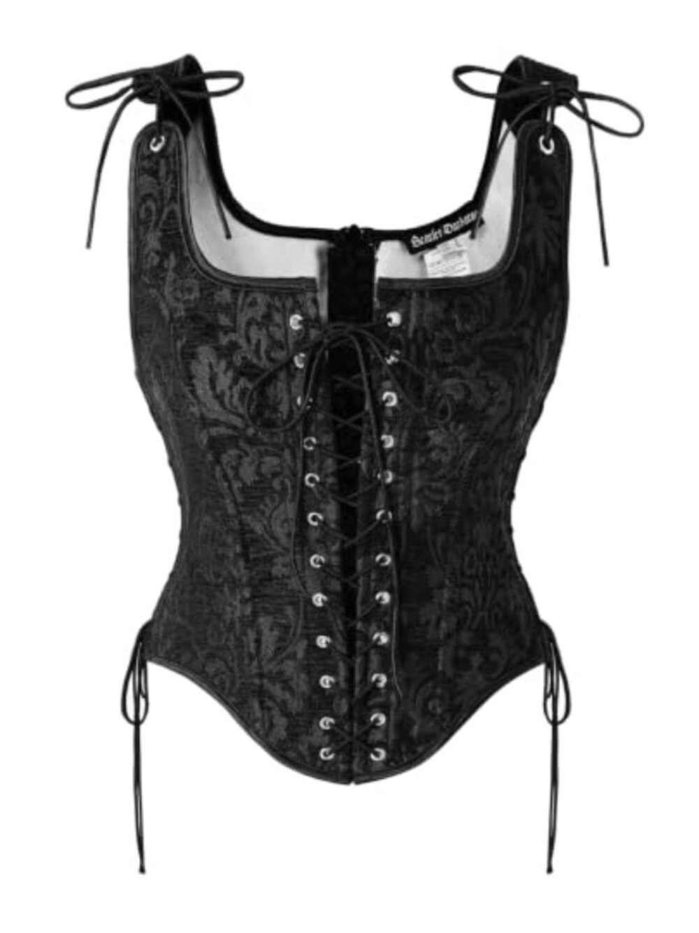 Women's Renaissance Corset Bustier Top with 16 Steel Boning